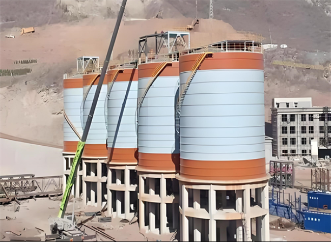 大荔高架钢板仓